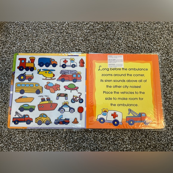 Magnets on the Move Tootin Around Town Book - Picture 3 of 3